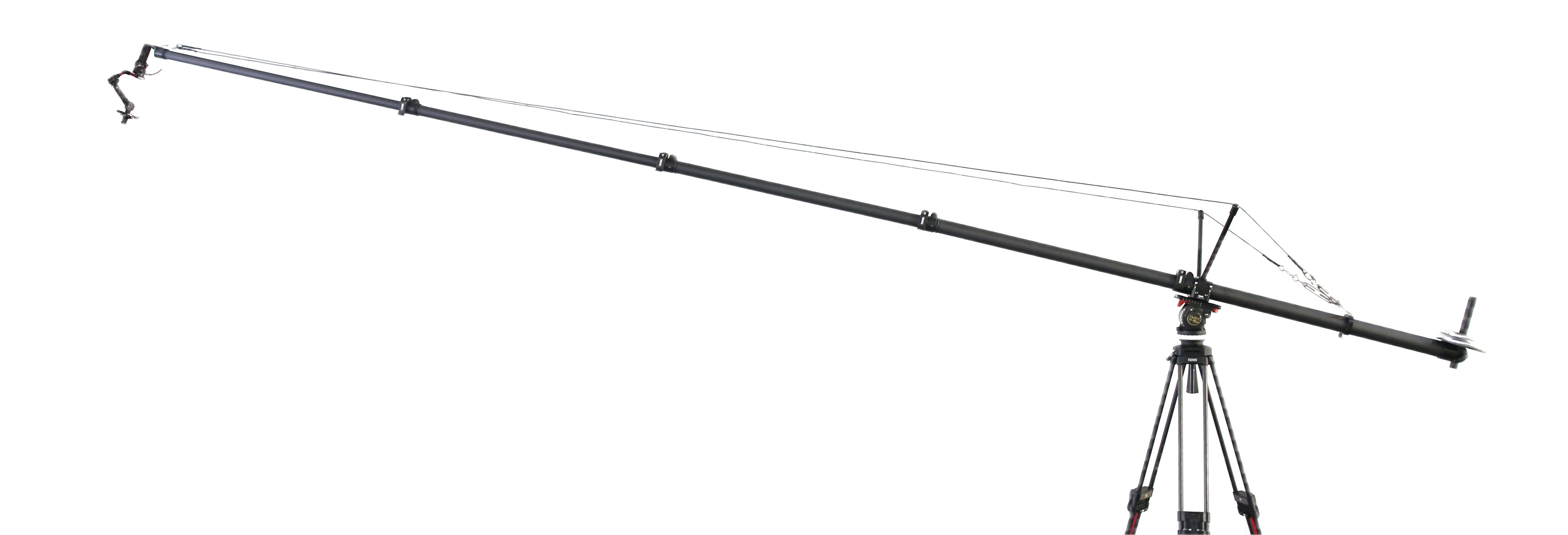 Teris JQ50-III Carbon Fiber Mini Jib for Select DJI & Zhiyun Gimbals Mini Jib, extra Indipro