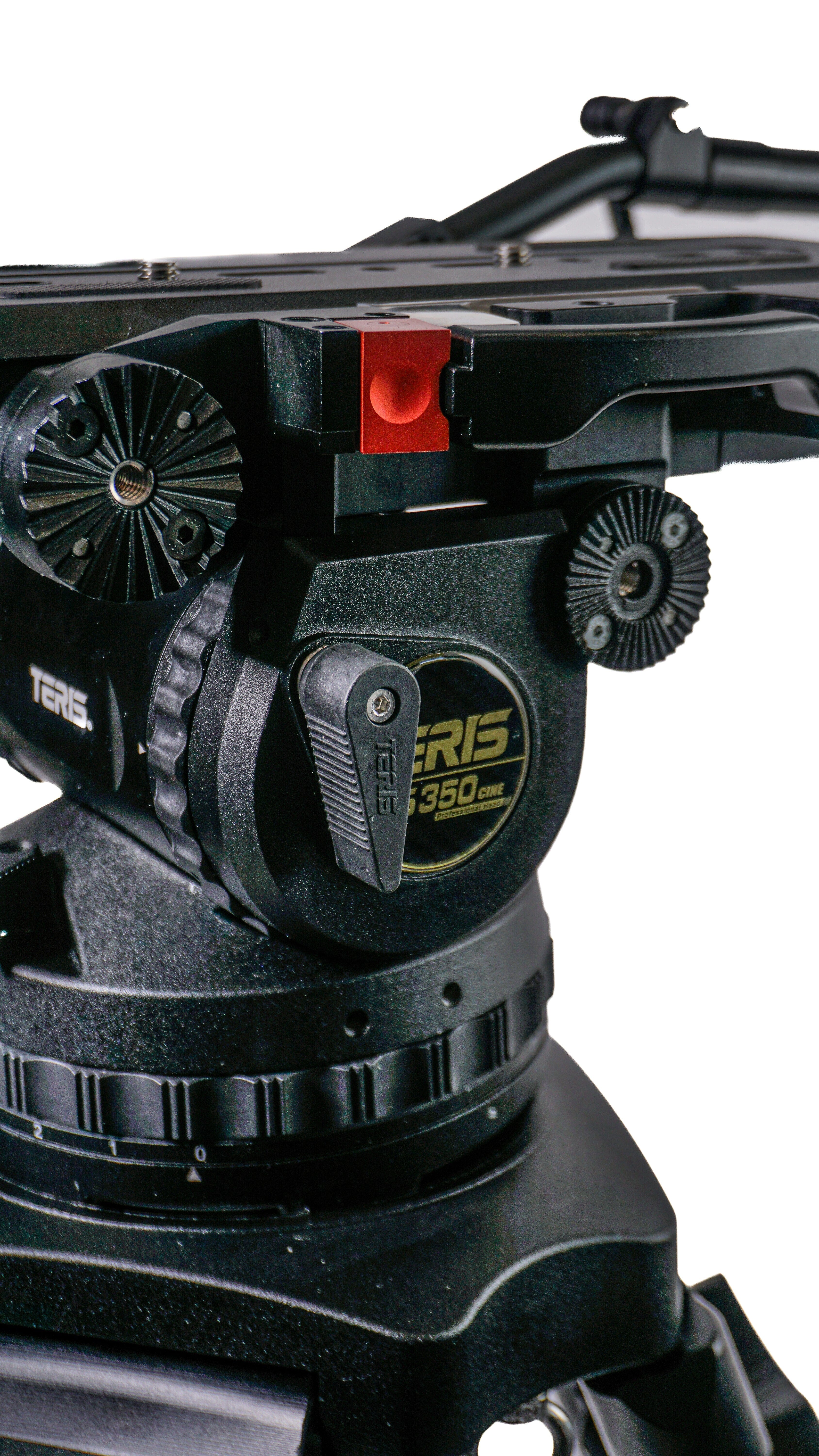 Teris TS350CF Cine Fluid Head & Carbon Fiber Tripod Kit Indipro Tools
