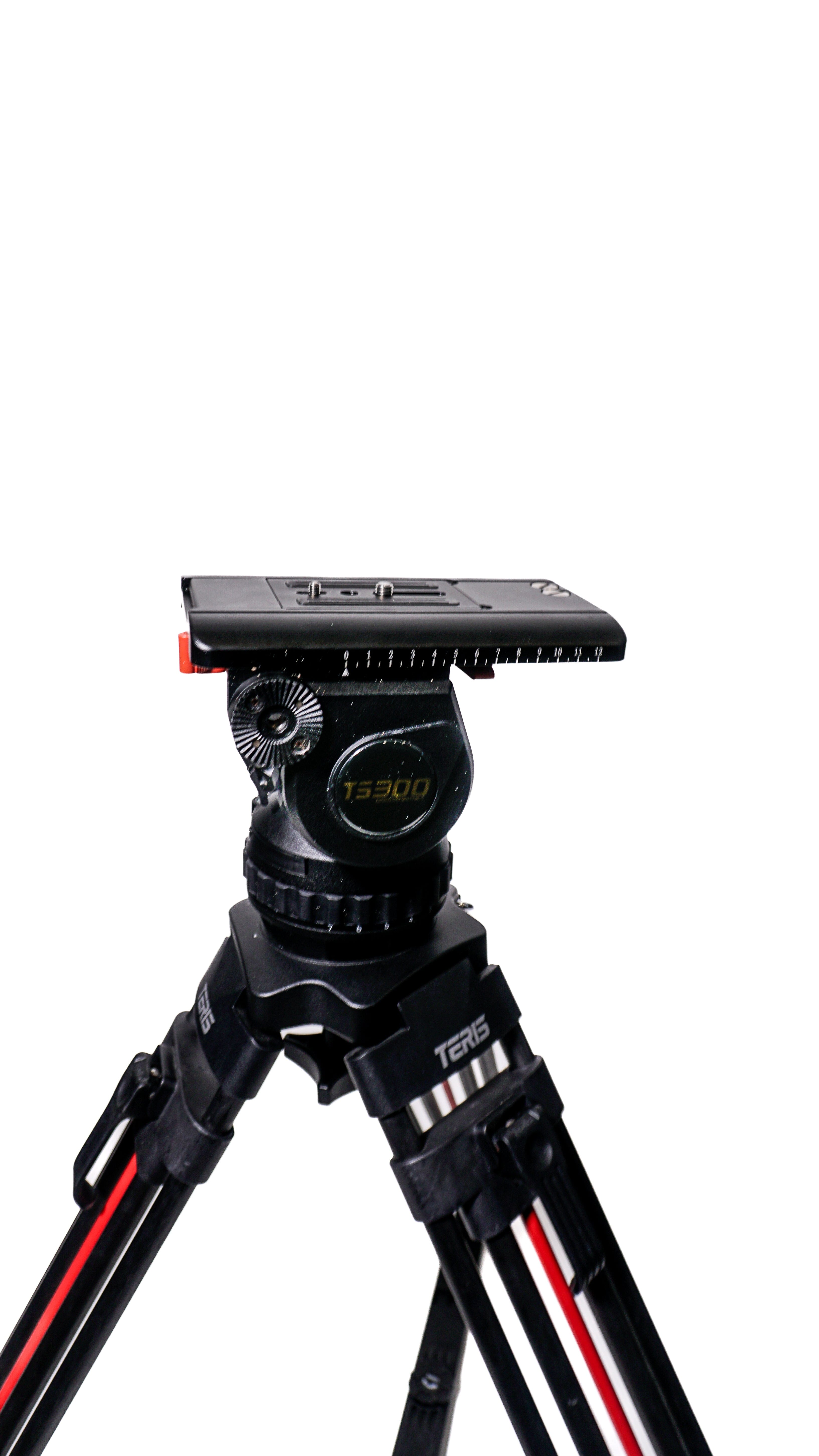 TS300CF-Q Fluid Head & Tripod Kit Flexible Tripod TERIS