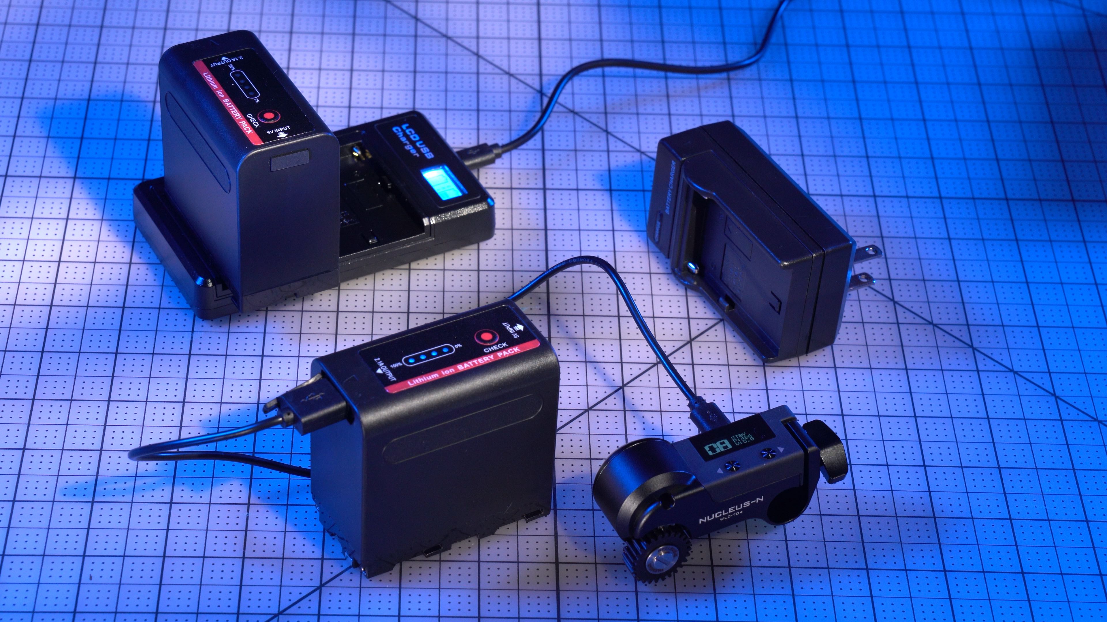 2x Indipro NP-F980 6600mAh Li-Ion Batteries & Indipro NP-F Series Dual Battery Charger Kit Indipro Tools