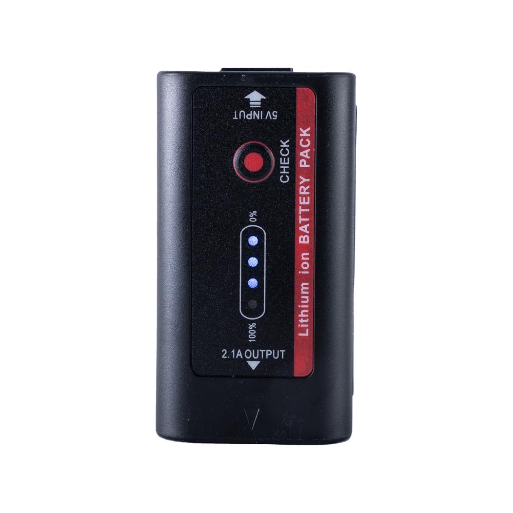 2x NP-F980 6600mAh Li-Ion Batteries & 2x NP-F Series Single Battery Chargers Kit Indipro