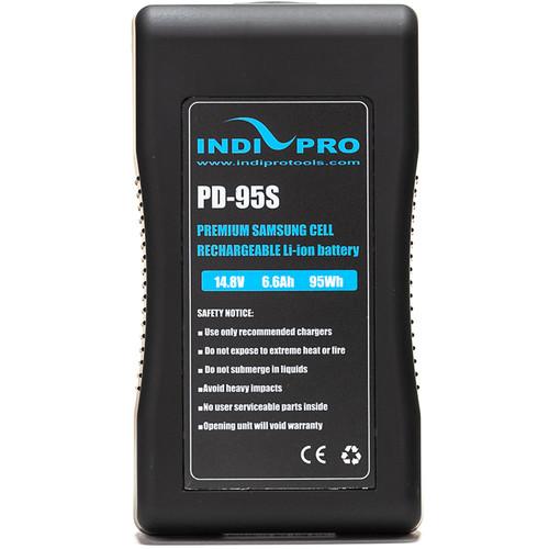 4x Compact 95Wh V-Mount Li-Ion Batteries and Quad V-Mount Battery Charger Kit Indipro