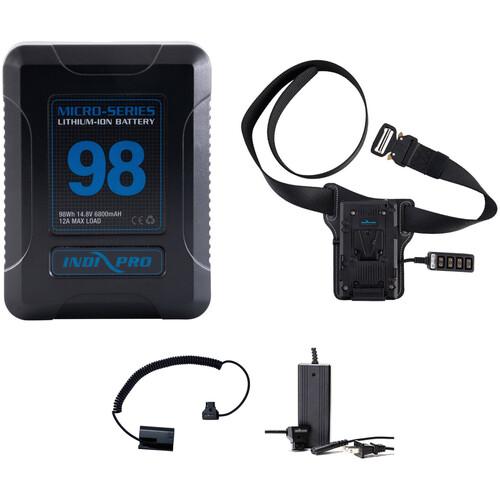98Wh Micro-Series V-Mount Battery Kit for LP-E6 Cameras Indipro