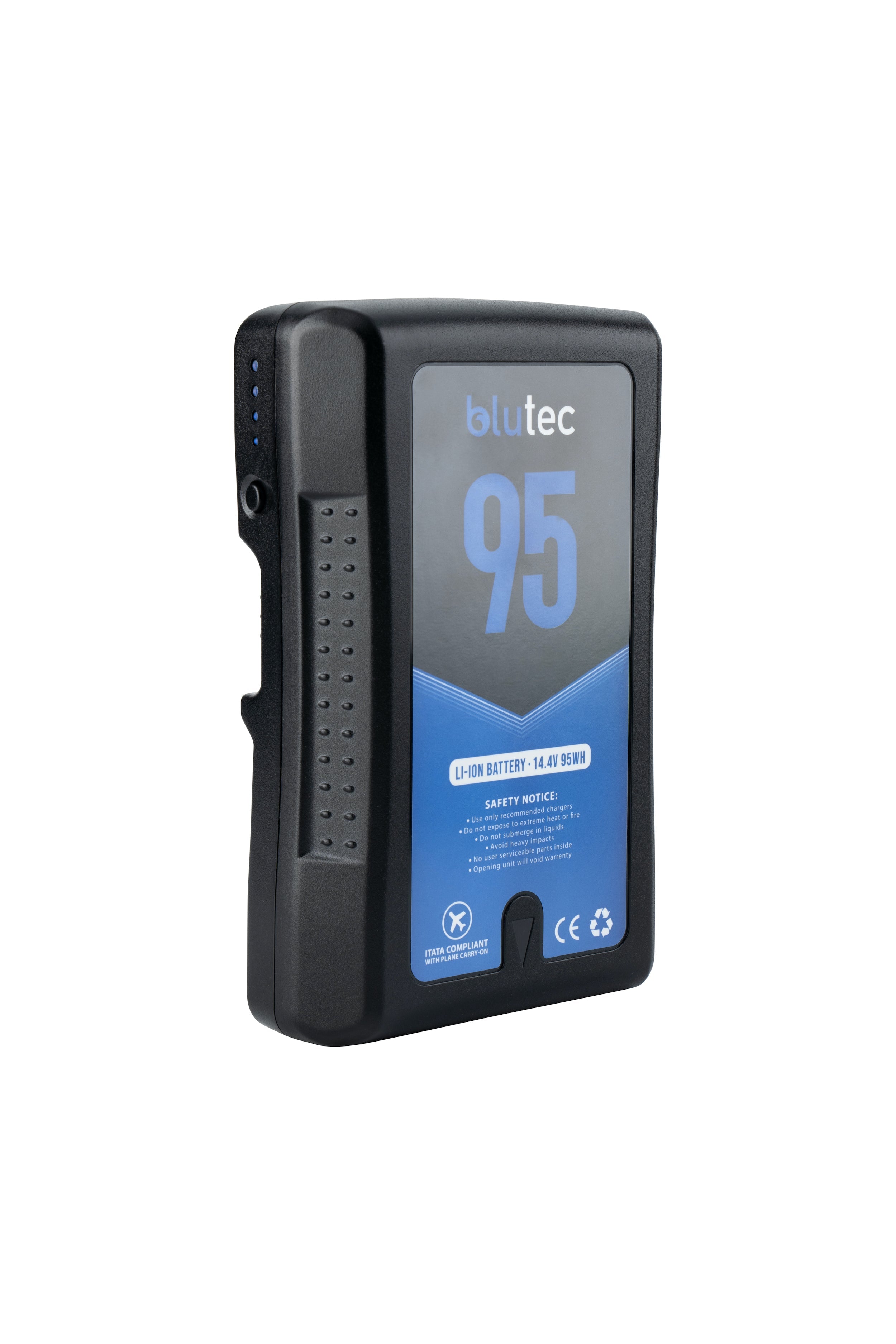 Blutech 95Wh V-Mount Battery and Charger Kit Indipro Tools