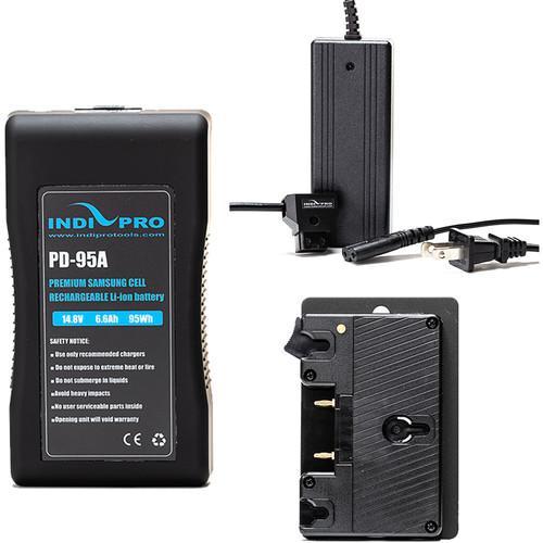 Compact 95Wh Gold Mount Li-Ion Battery kit for Blackmagic URSA BMD URSA (G1/G2), URSA Mini Indipro