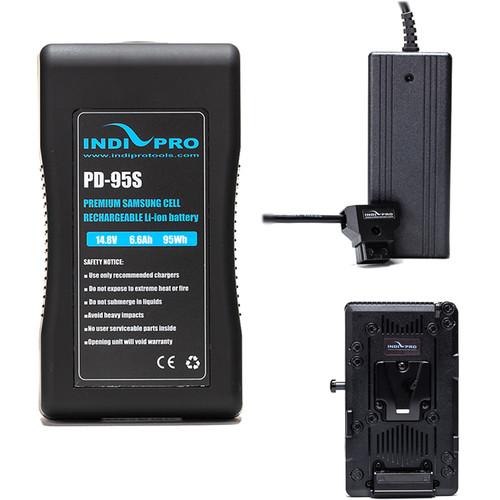 Compact 95Wh V-Mount Li-Ion Battery kit for Blackmagic URSA BMD URSA (G1/G2), URSA Mini Indipro