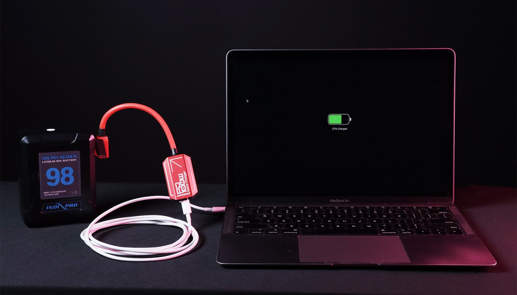 Indipro D-Tap to Type C-USB Quick Charging Adapter & Power Supply (10") Indipro Tools
