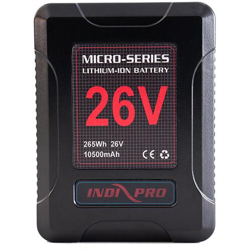 Micro-Series 26V 260Wh Lithium-Ion Battery and 26V Charger Kit (Gold Mount) Indipro