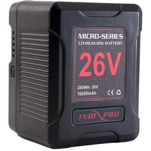 Micro-Series 26V 260Wh Lithium-Ion Battery and 26V Charger Kit (V-Mount) Indipro