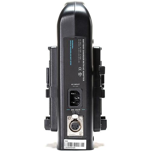 Micro-Series 98Wh Li-Ion V-Mount Battery and Dual V-Mount Battery Charger Kit Indipro