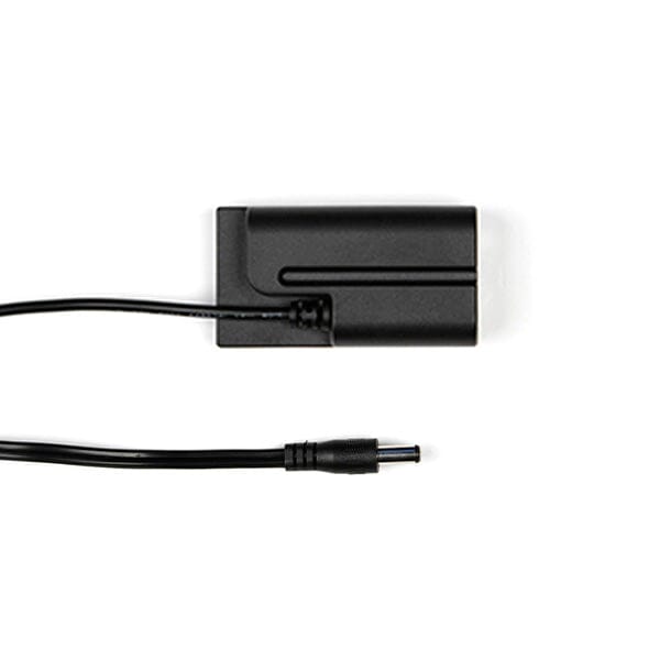 Open Box 2.1mm Male Power Cable to Sony L-Series (NP-F) Type Dummy Battery (20", Non-Regulated) Sony L-Series (NP-F) Powered Devices Indipro 
