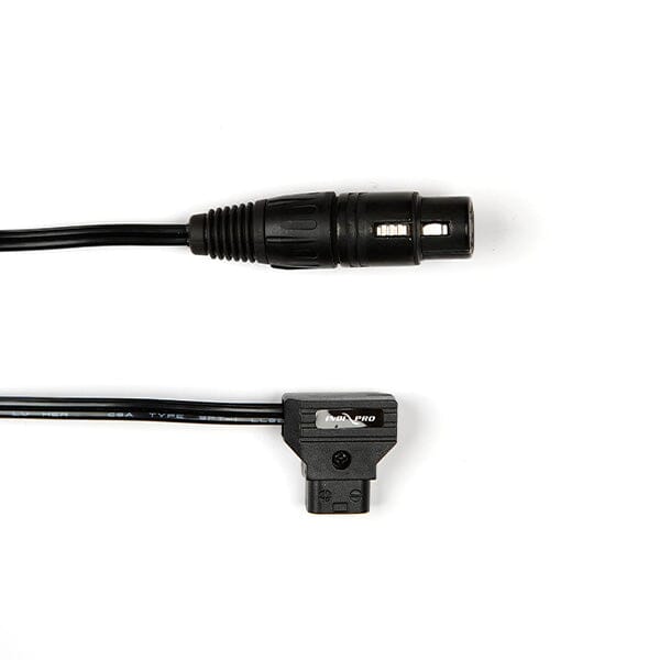 Open Box D-Tap to 4-Pin Neutrik XLR Female Cable (32", Non-Regulated) 4-pin XLR Powered Devices Indipro 