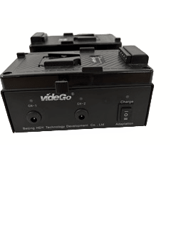 Open Box VIDEGO Dual V-Mount lithium-ion charger Indipro Tools 