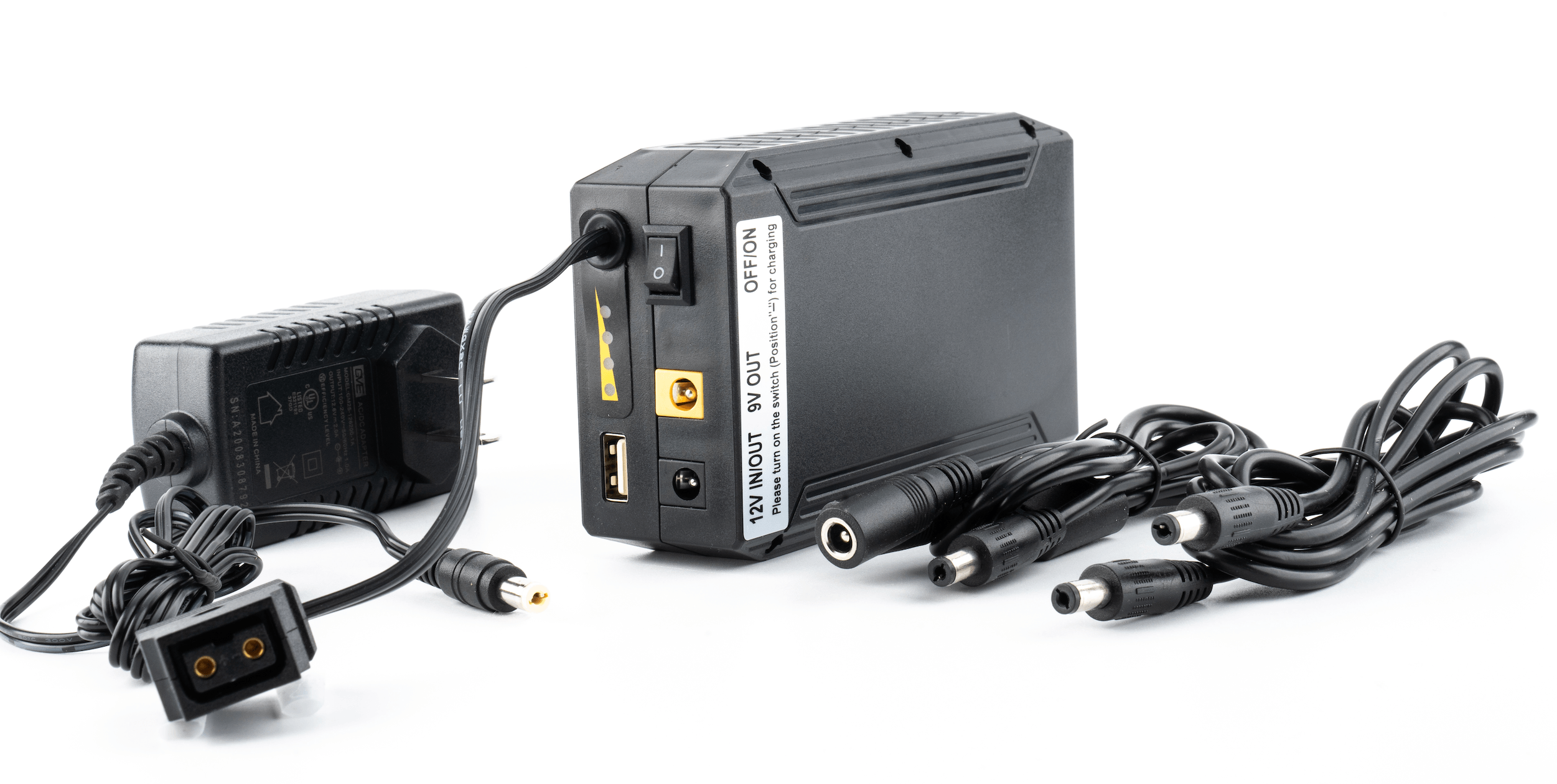 Porta-Pak Battery with D-Tap Output & Charger (9V/12V) Indipro