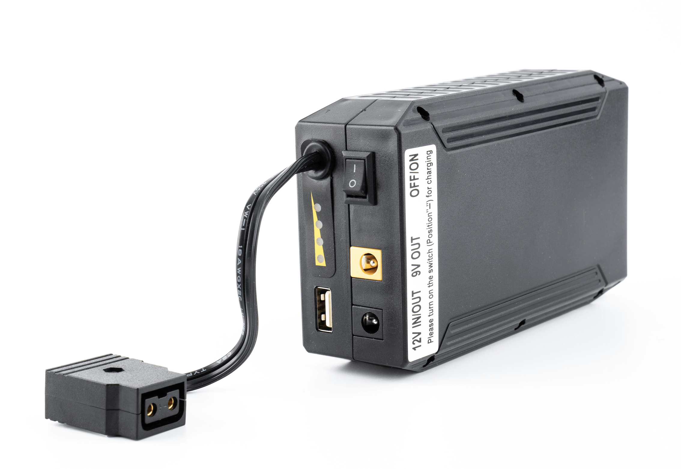 Porta-Pak Battery with D-Tap Output & Charger (9V/12V) Indipro