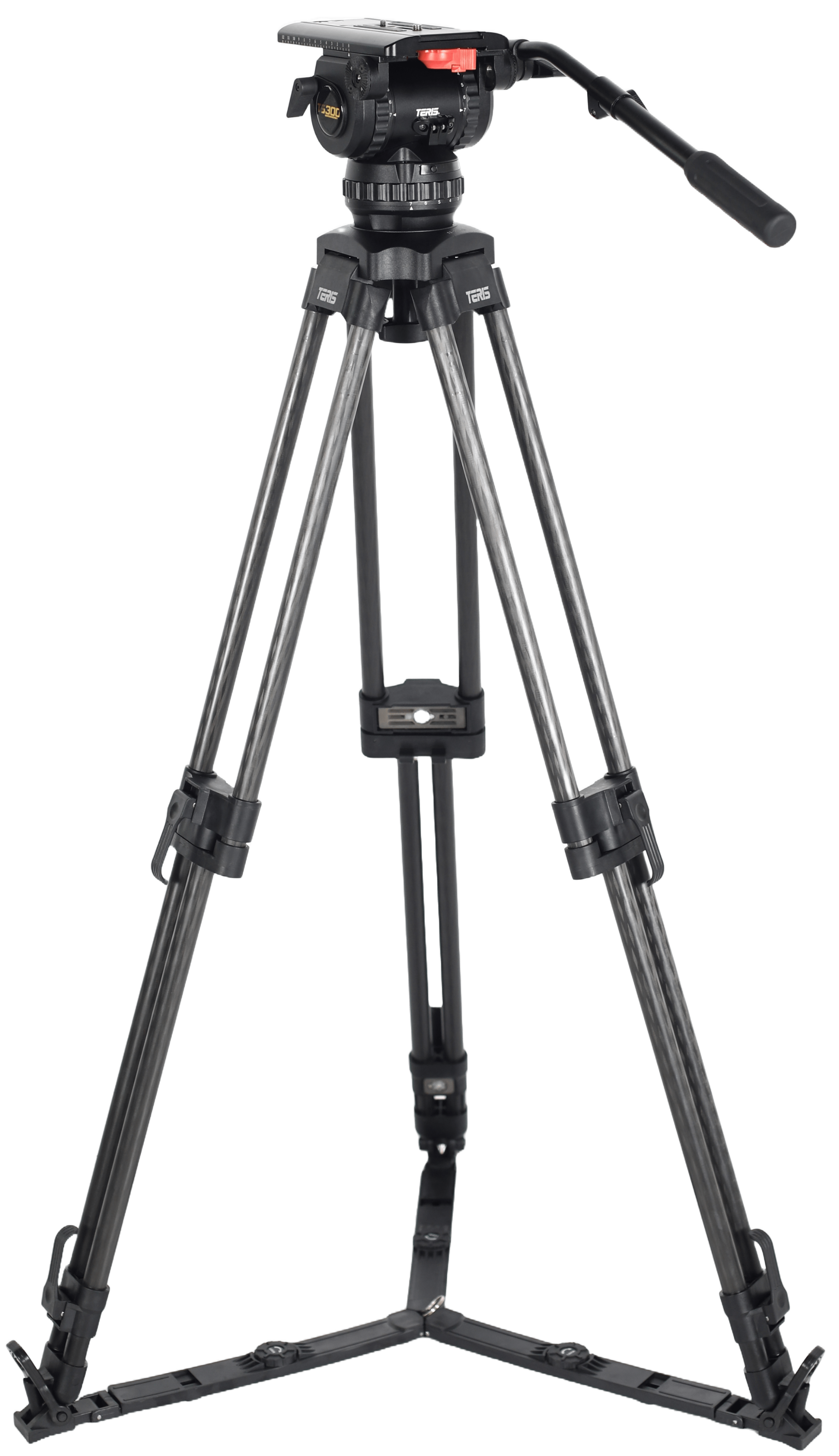 TS300CF Fluid Head and Tripod Kit Fluid Head & Tripod Kit TERIS