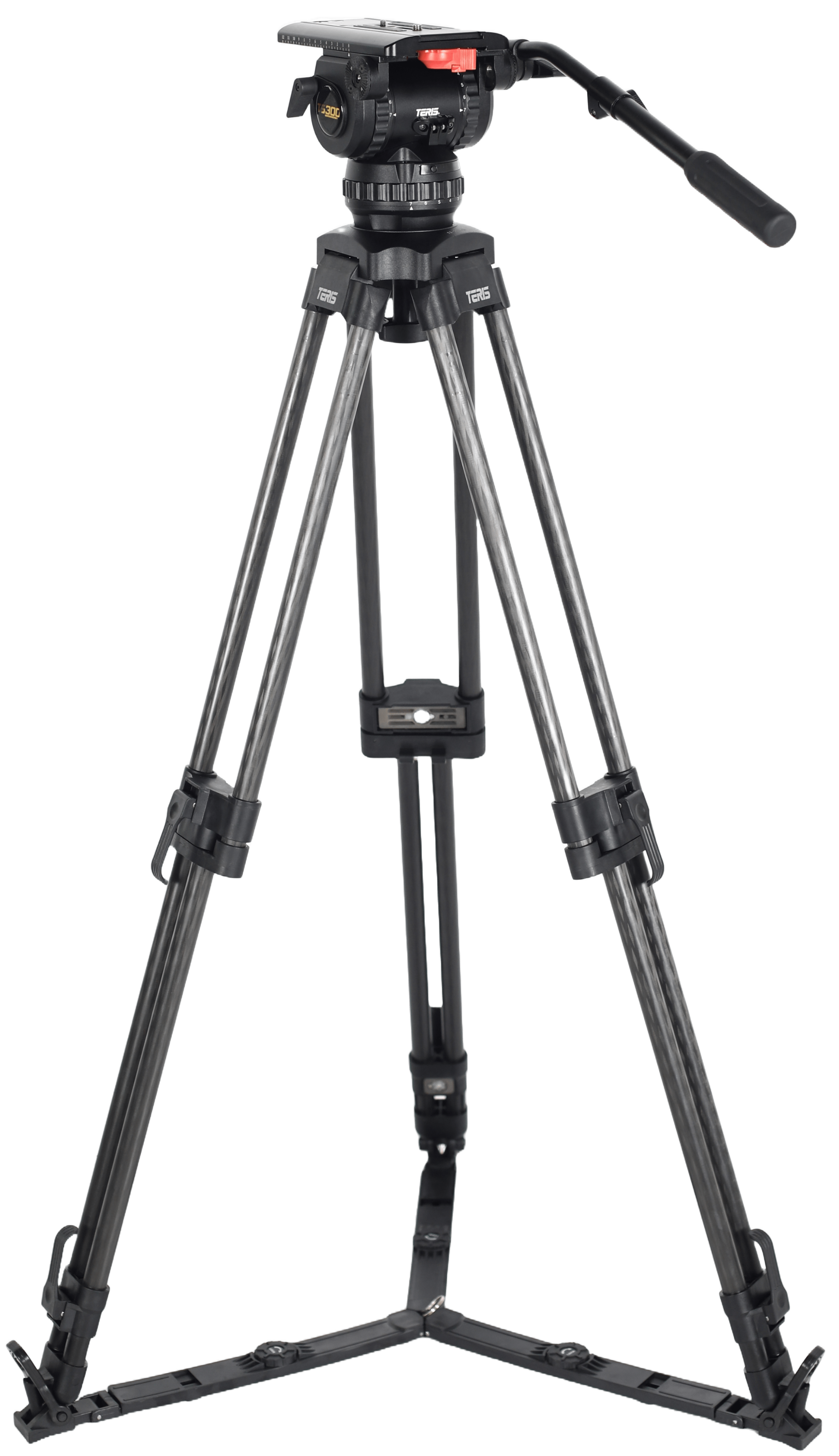 TS300CF Fluid Head and Tripod Kit Fluid Head & Tripod Kit TERIS 