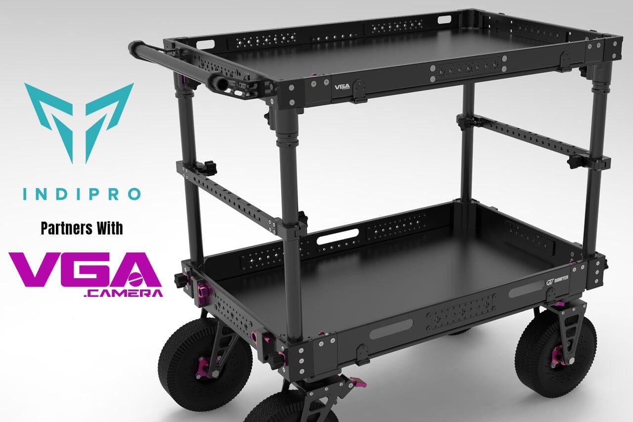 Indipro Expands Distribution Portfolio with VGA Camera Production Carts & Accessories