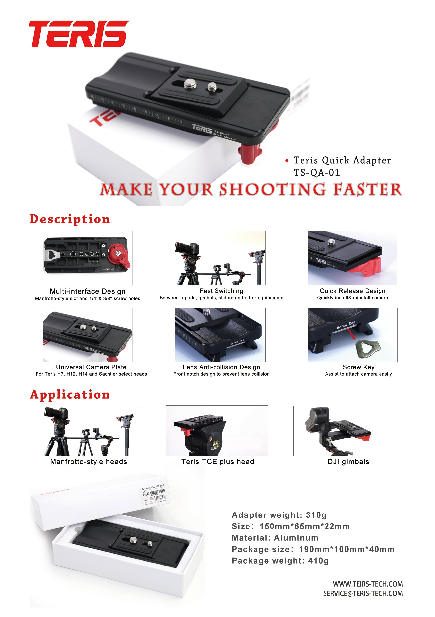 Teris TS-QA-01 Quick Adapter