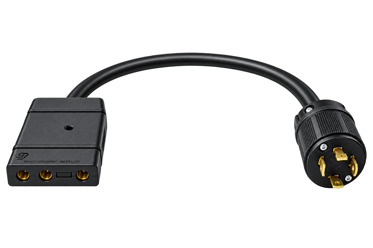 Indipro 240V Twistlock Adapter – 30A/240V 4-Pin Twist-Lock to 60A/240V Female Bates (24") Power Cable Indipro Tools 