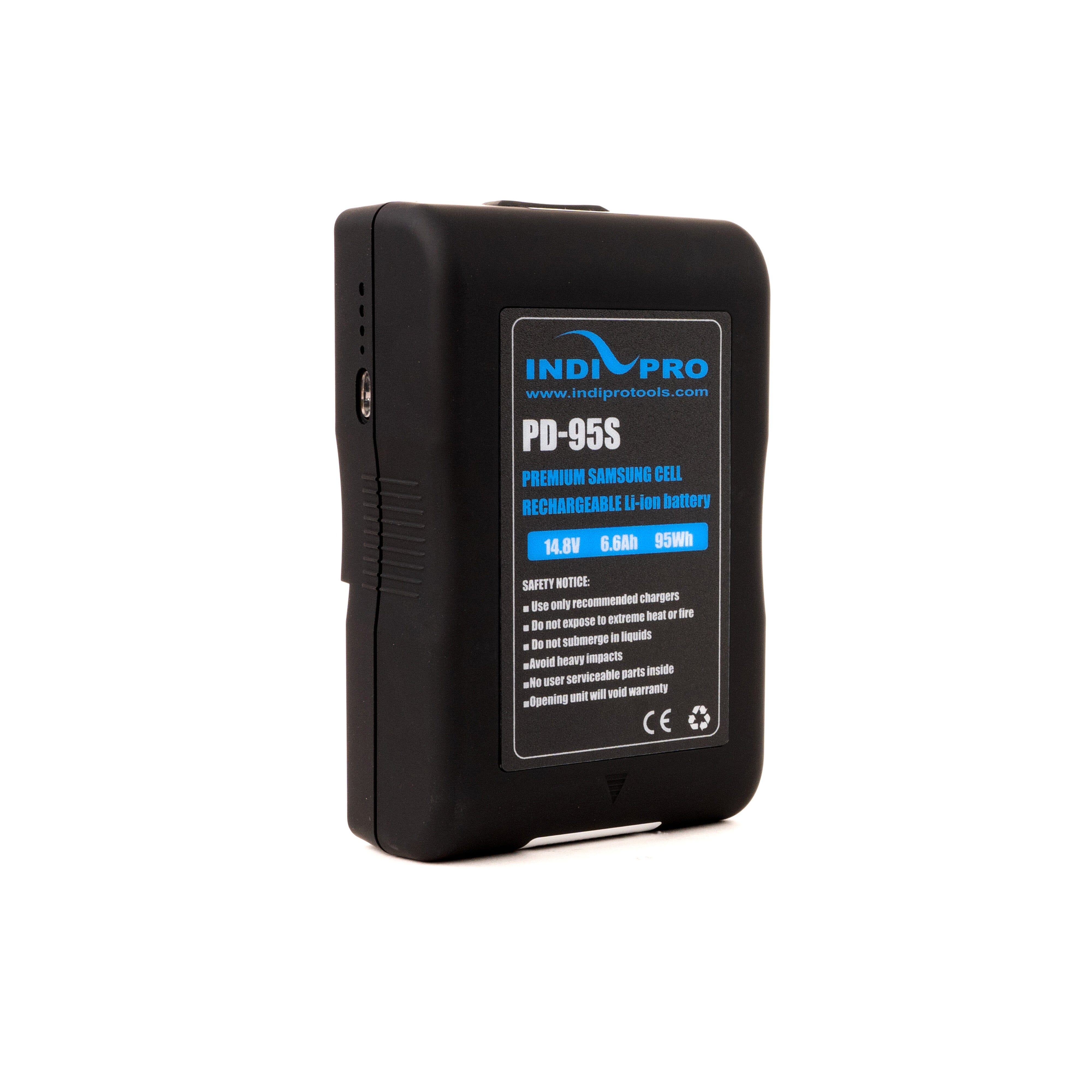 Indipro Compact Series 95Wh V-Mount Lithium-Ion Battery Compact Series Batteries Indipro 