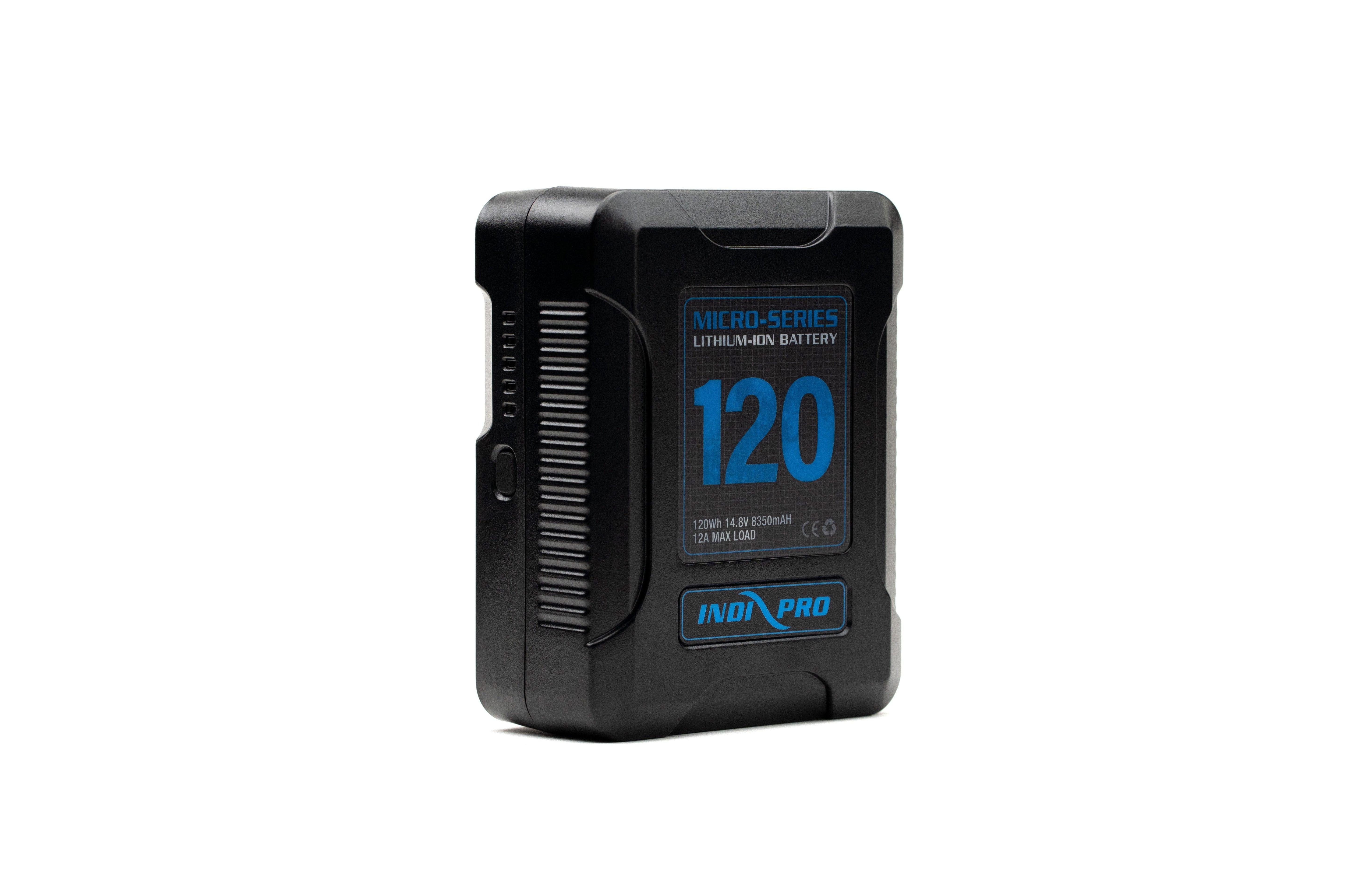 Indipro Micro Series 120Wh V-Mount Lithium-Ion Battery Micro-Series Batteries Indipro 