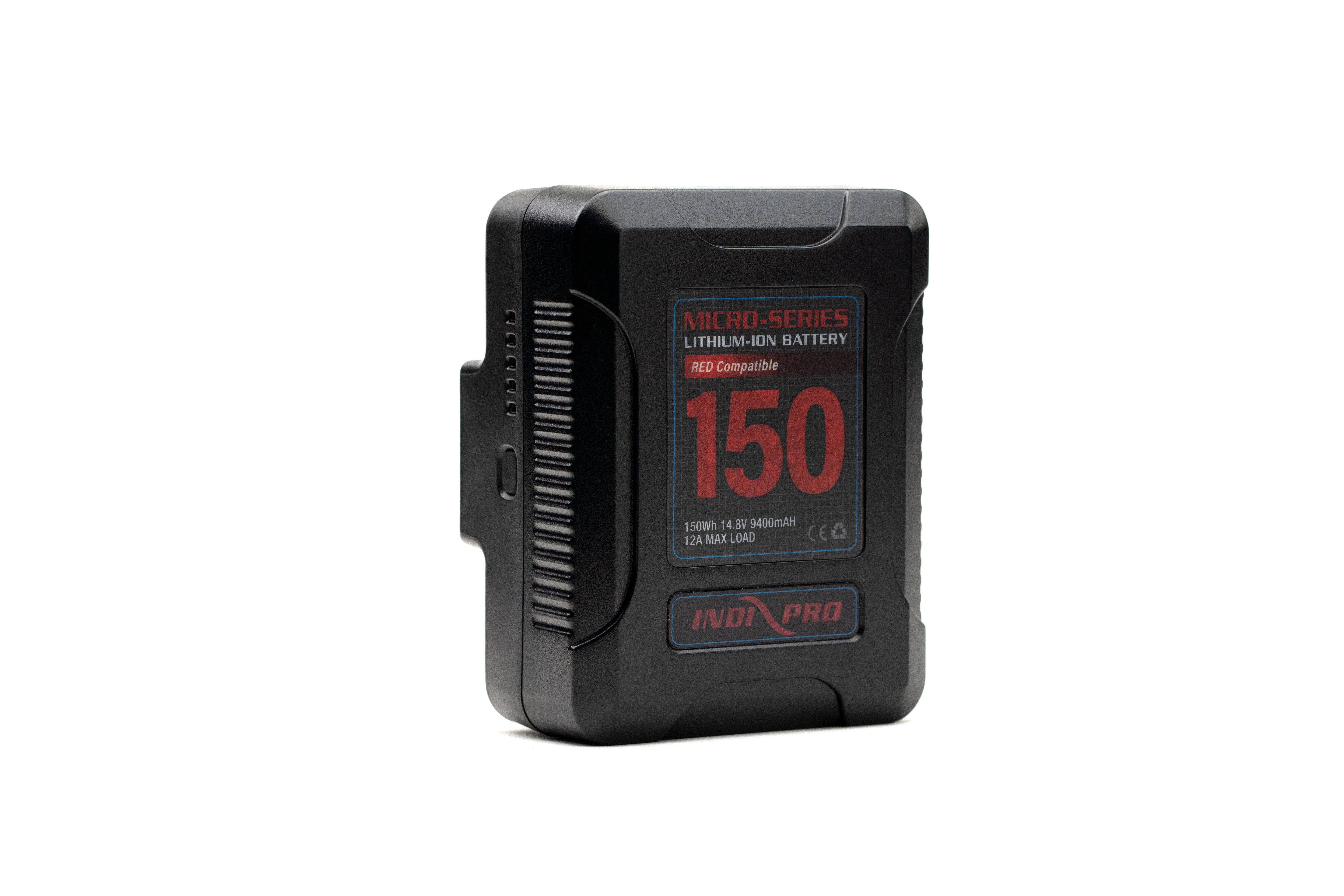 Indipro Micro-Series 150Wh Gold Mount Li-Ion Battery (RED Compatible) Digital Cinema Indipro 