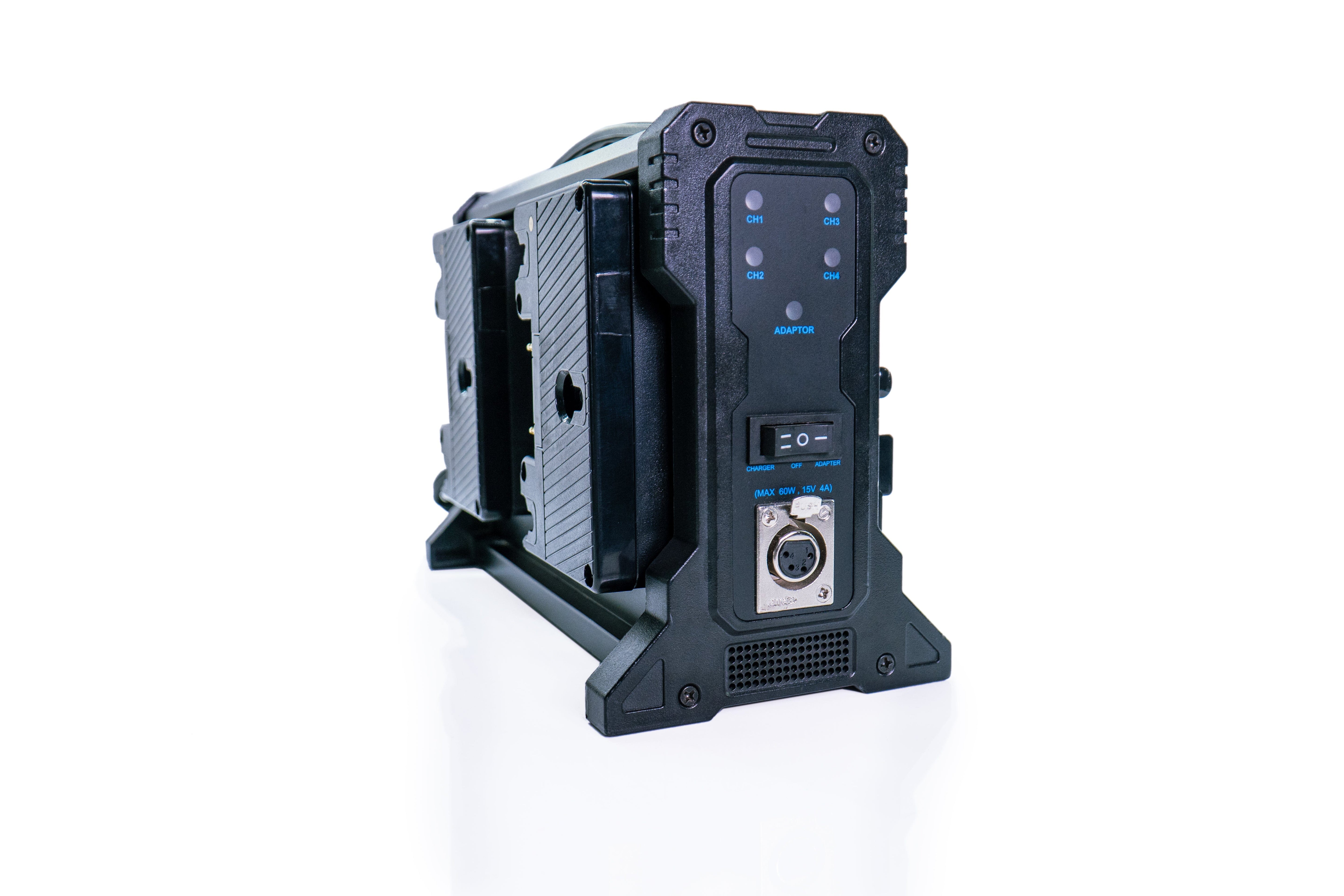 Indipro Quad V-Mount/ Gold Mount Battery Charger Chargers Indipro 
