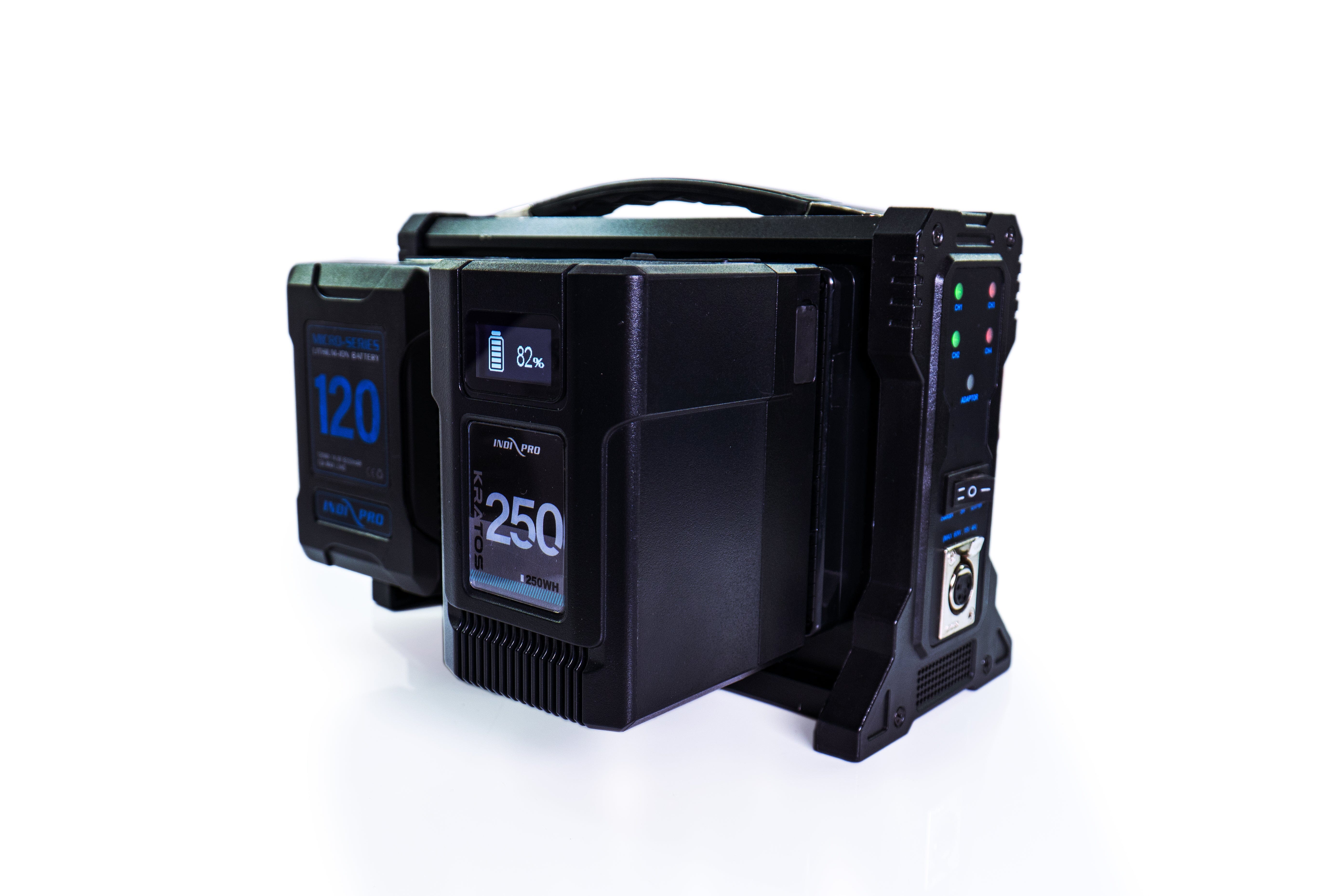 Indipro Quad V-Mount/ Gold Mount Battery Charger Chargers Indipro 