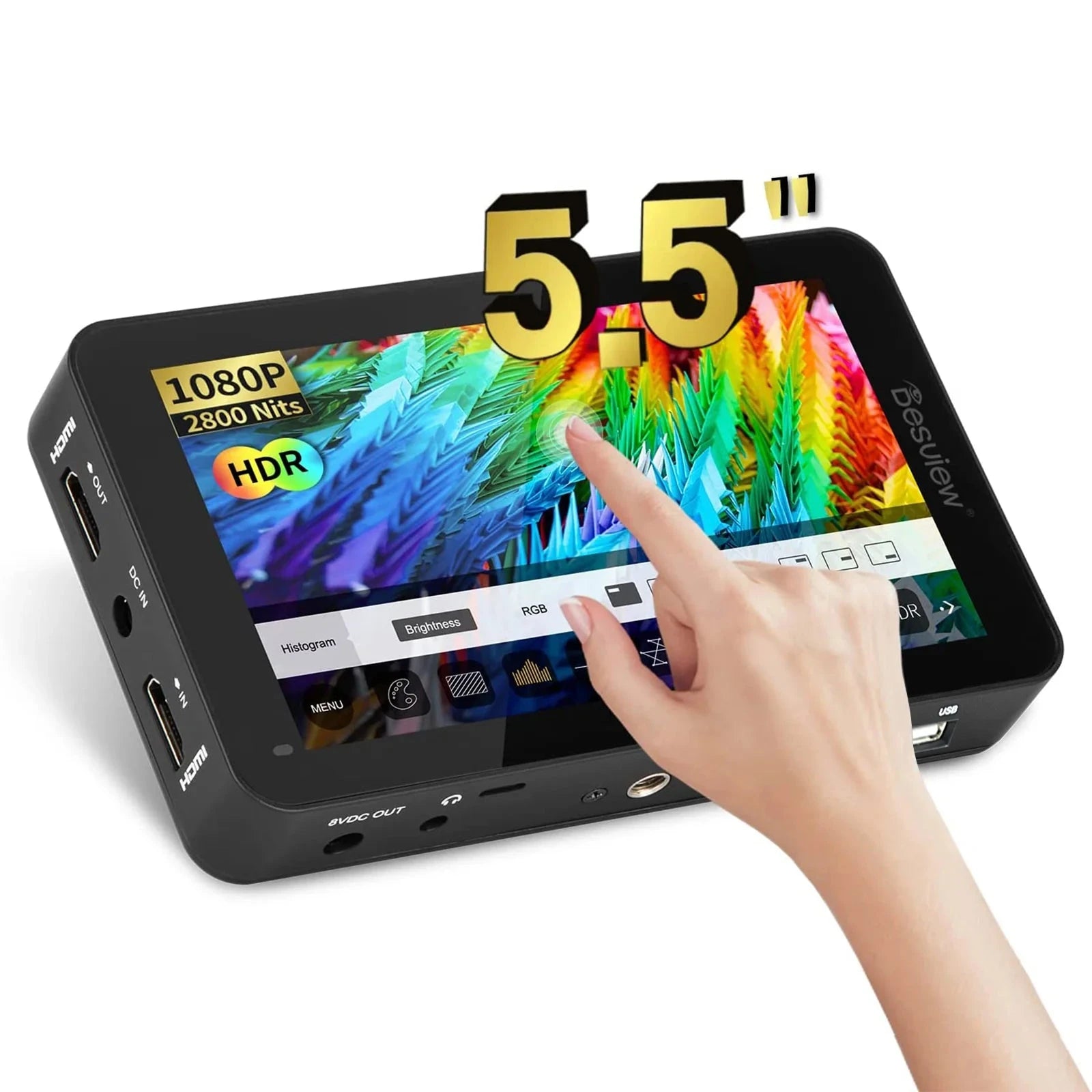 R6 On-Camera Monitor Desview 