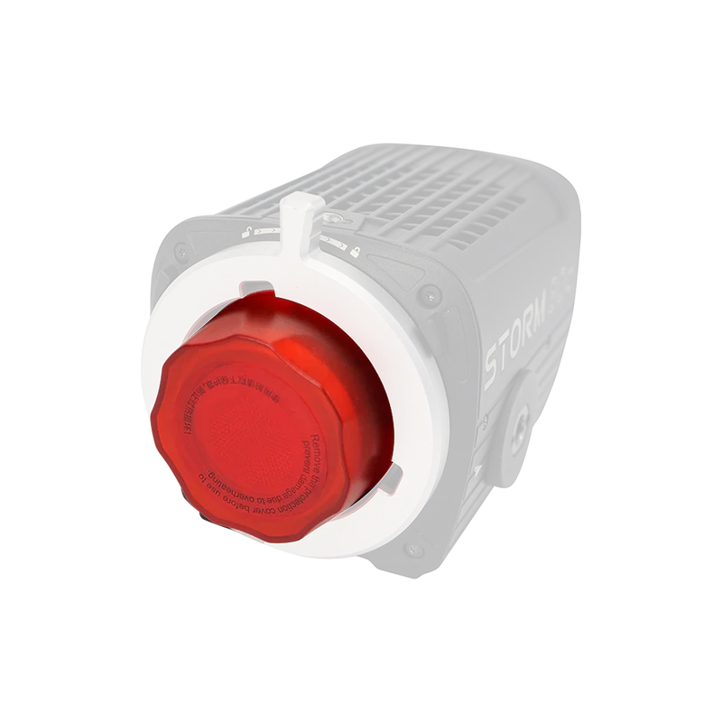 Red Aputure Protection Cover for Storm 80c Aputure Replacement Part Indipro Tools 