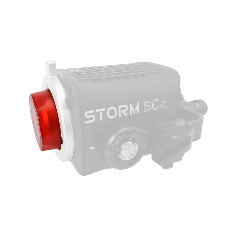 Red Aputure Protection Cover for Storm 80c Aputure Replacement Part Indipro Tools 