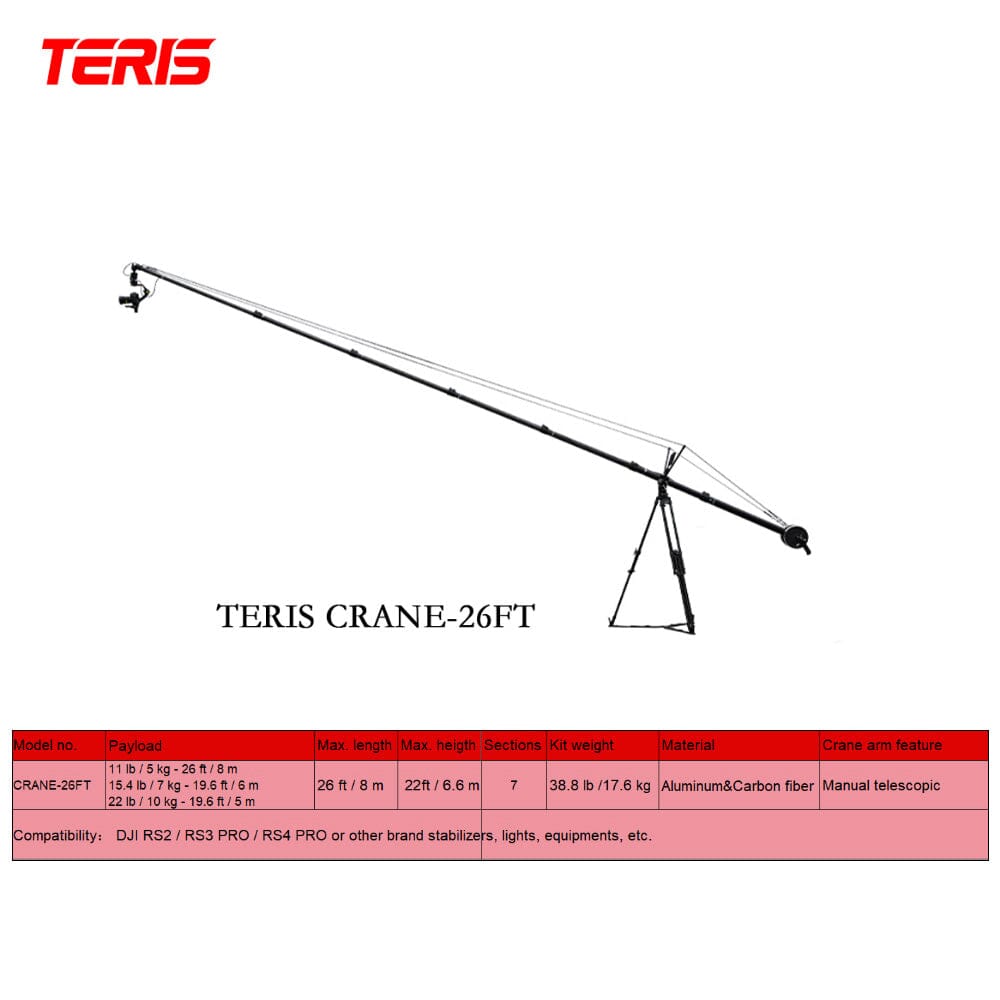 Teris 26ft Mini Jib Mini Jib Teris 