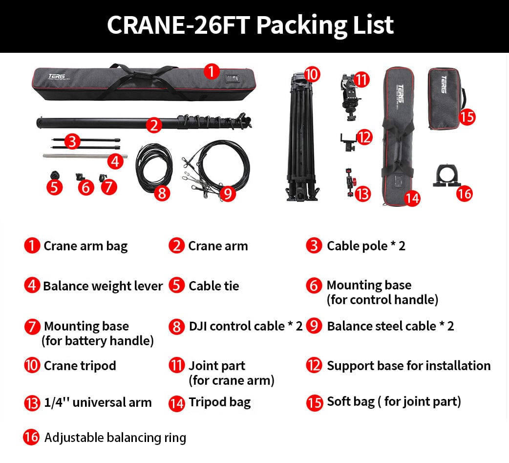 Teris 26ft Mini Jib Mini Jib Teris 