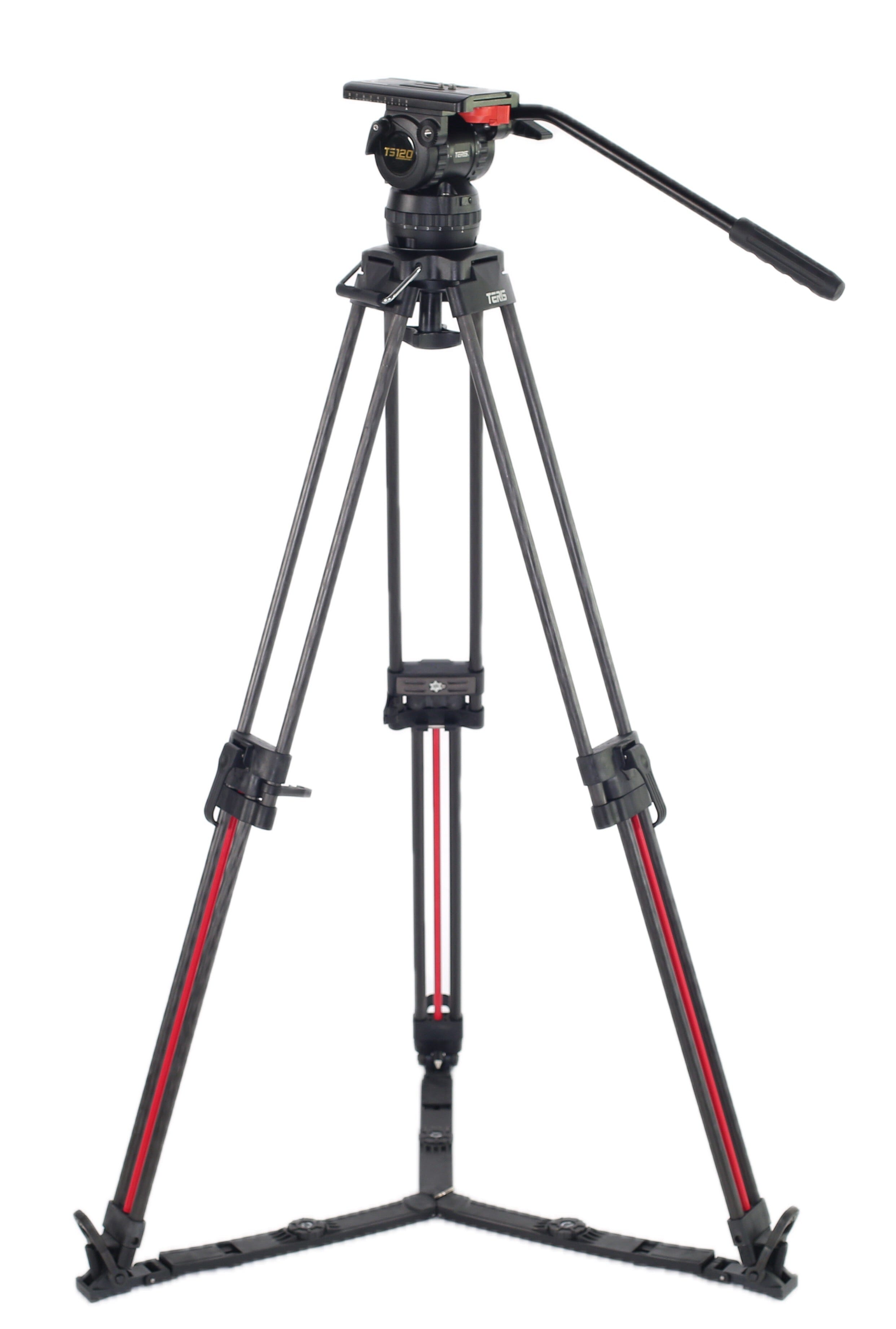 Teris TS120CF-Q Fluid Head & Tripod Kit (Carbon Fiber) Fluid Head & Tripod Kit Indipro 