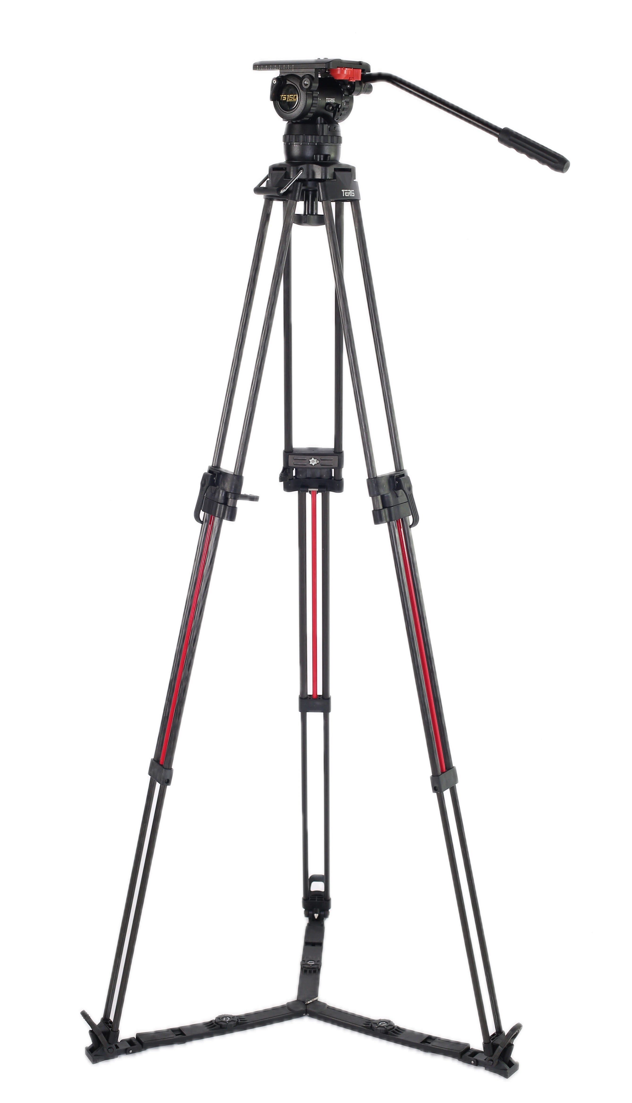 Teris TS150CF-Q Fluid Head & Tripod Kit (Carbon Fiber) Fluid Head & Tripod Kit Indipro 