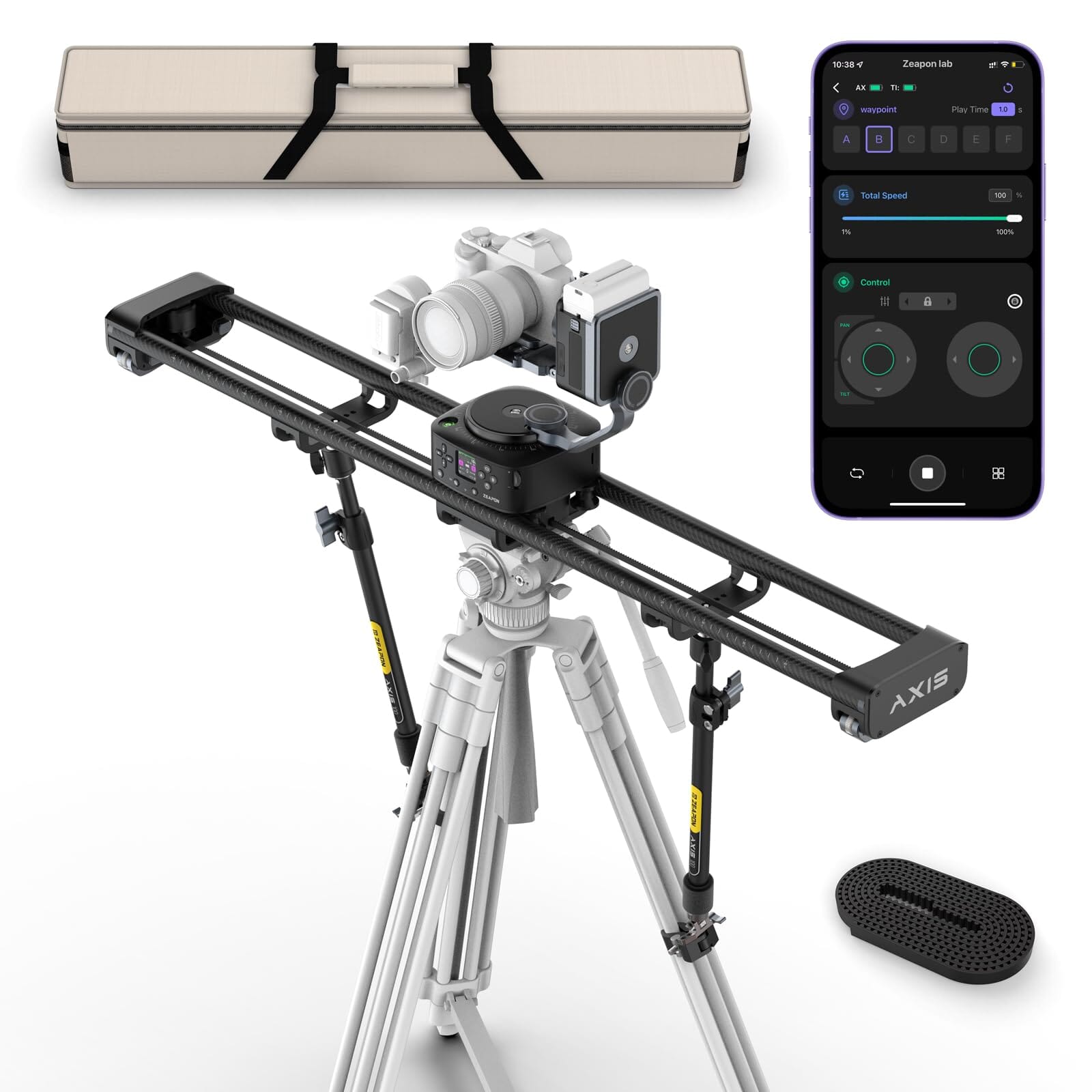 Zeapon AXIS 100 Pro Multi-Axis Motorized Slider (3.3') Slider Kit Zeapon 