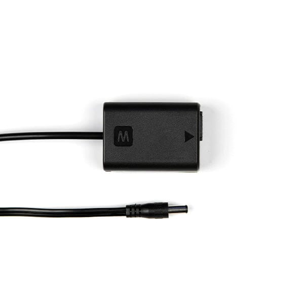 2.5mm Male Power Cable to Sony NP-FW50 Dummy Battery (24", Non-Regulated) Cables Indipro 