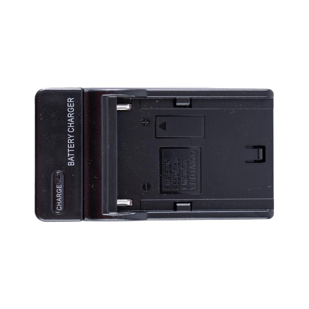 2x NP-F980 6600mAh Li-Ion Batteries & 2x NP-F Series Single Battery Chargers Kit Indipro 