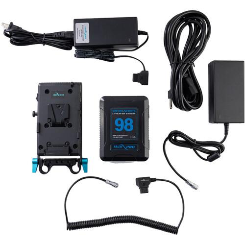 98Wh V-Mount Battery and Complete Power Kit for BMPCC 6K/4K Indipro 