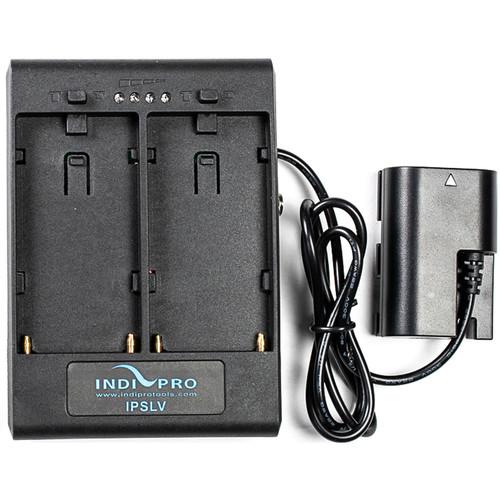 Refurbished Dual Sony L-Series Power Adapter to Canon LP-E6 Type Dummy Battery w/ 1/4-20 Insert LP-E6 Powered Devices Indipro 