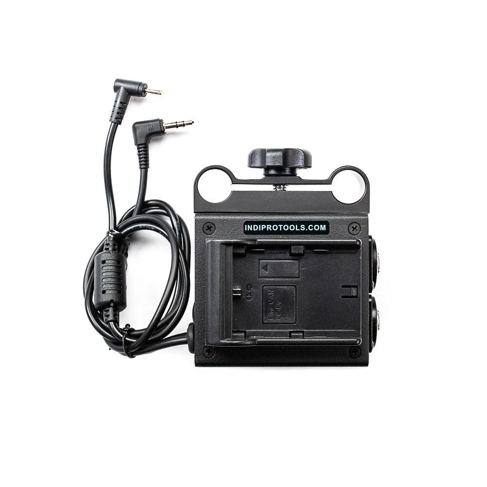 Refurbished Power Grid & XLR Audio Box with Dual LP-E6 Plates for Blackmagic Pocket Cinema Camera Indipro 
