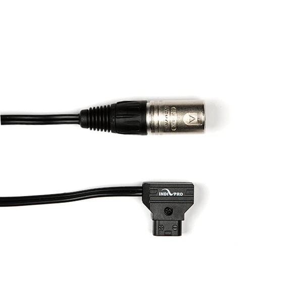D-Tap to Male 4-Pin XLR Connector (20", Non-Regulated) Cables Indipro 