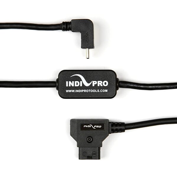 D-Tap to Regulated Right Angle USB Type C Connector for GoPro HERO 5/6/7/8 (36", Regulated) Cables Indipro 