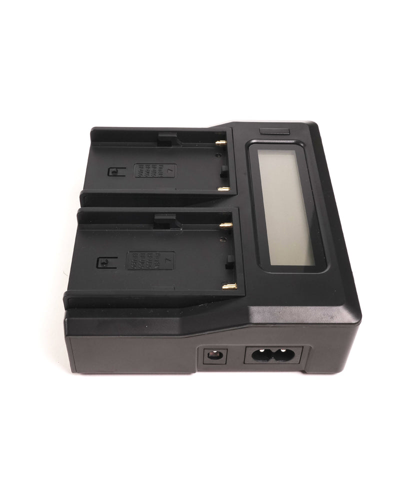 Dual LCD Charger for BP-U Series Batteries Indipro Tools 