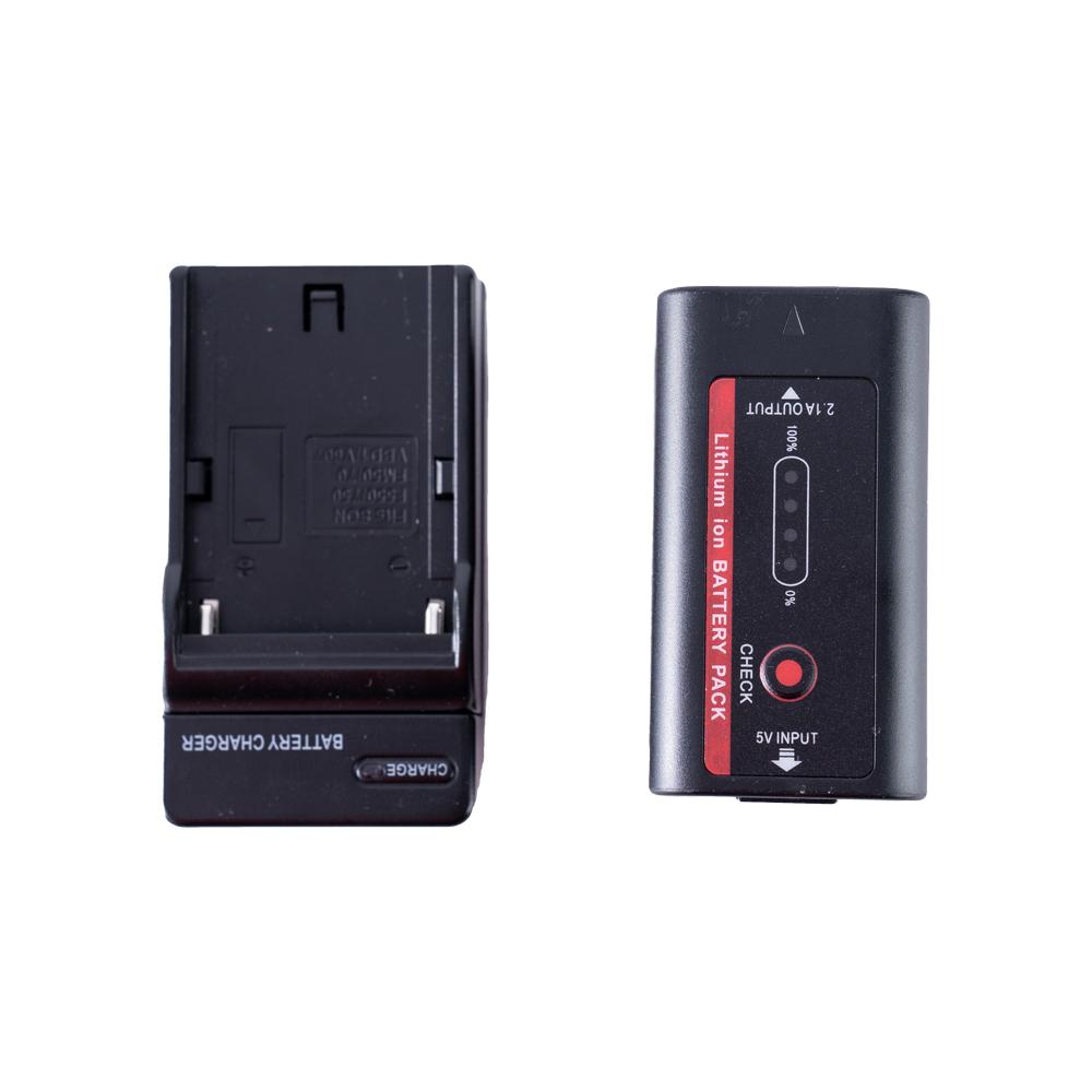 Indipro NP-F980 6600mAh Li-Ion Battery & Indipro NP-F Series Single Battery Charger Kit Indipro Tools 