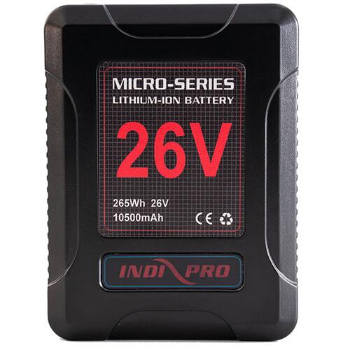 Micro-Series 26V 260Wh Lithium-Ion Battery and 26V Charger Kit (V-Mount) Indipro 