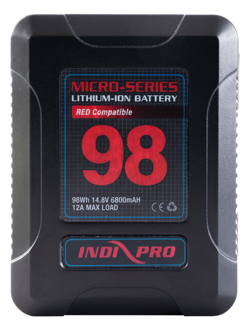 Micro-Series 98Wh V-Mount Li-Ion Battery (RED Compatible) Digital Cinema Indipro 