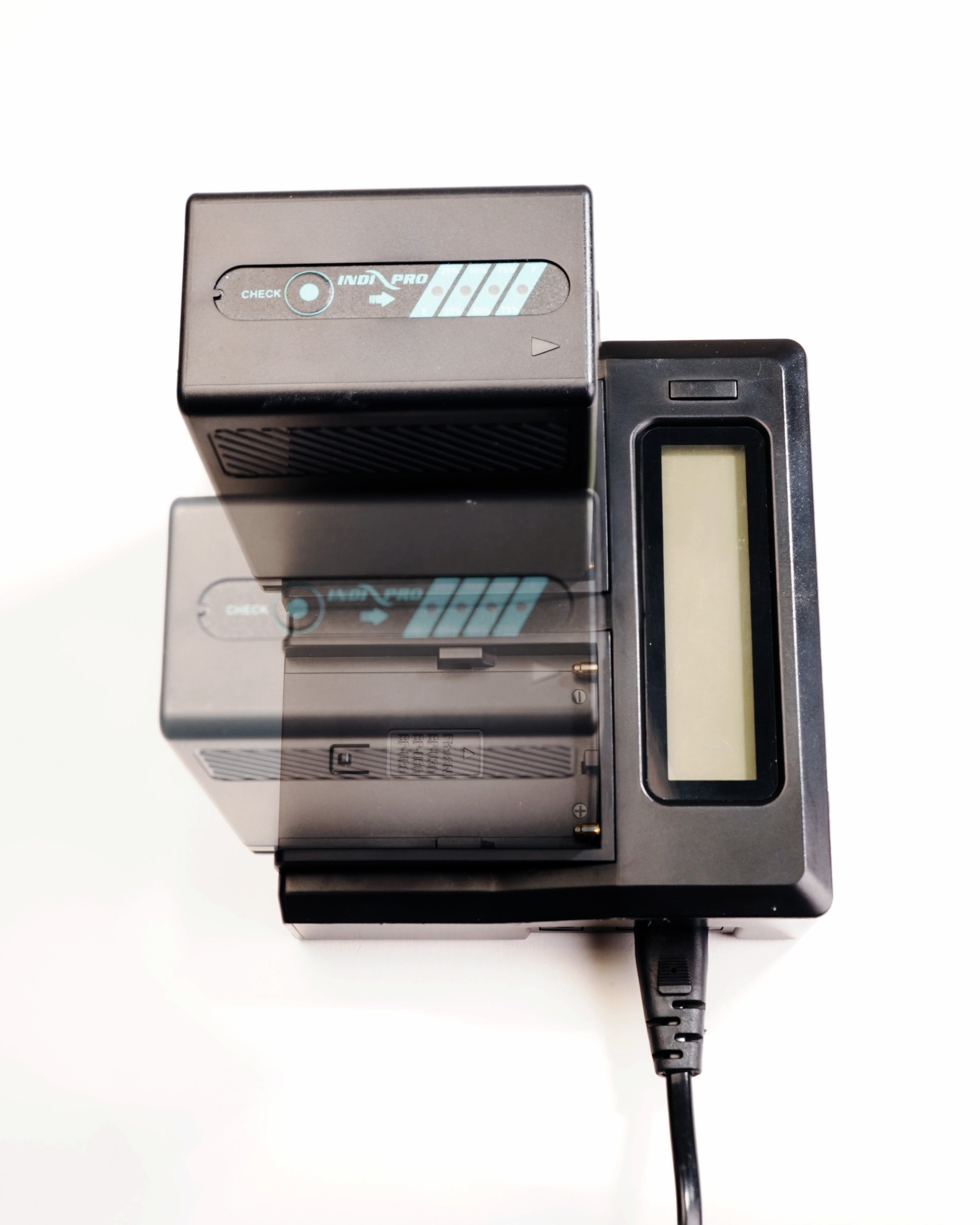 Dual LCD Charger for BP-U Series Batteries Indipro Tools 