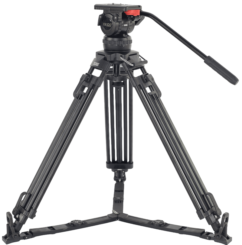 TS100AL Fluid Head and Tripod Kit Fluid Head & Tripod Kit TERIS 